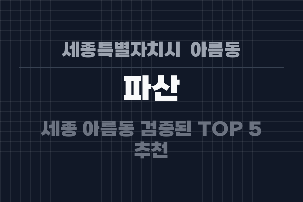 세종특별자치시  아름동 파산