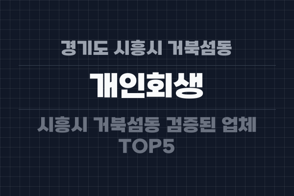 경기도 시흥시 거북섬동 개인회생