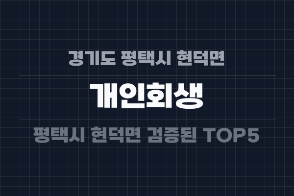 경기도 평택시 현덕면 개인회생