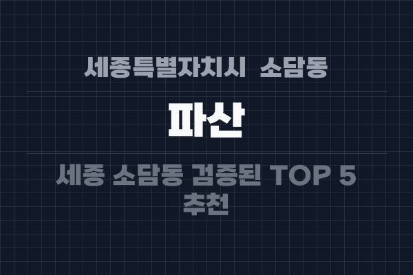 세종특별자치시  소담동 파산