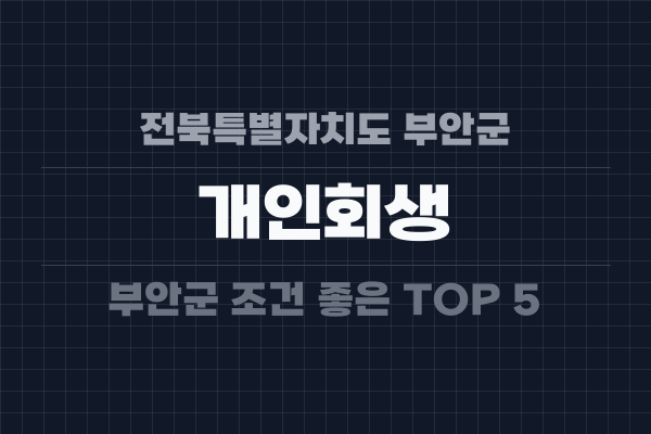 전북특별자치도 부안군 개인회생