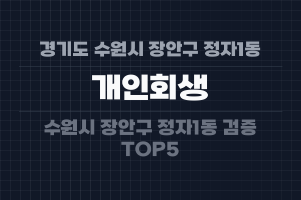 경기도 수원시 장안구 정자1동 개인회생